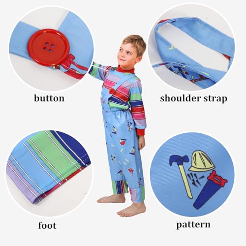 Disfraz completo infantil Pigmiss horror azul miniatura 3