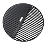 18" Half Moon Grill Griddle For kamado joe Classic I, II, III, Large Big Green Egg, Half Moon Cast Iron Cooking Grate And Half Moon Reversible Griddle for Vision Grill B-11N1A1-Y2A, VGKSS-CC2