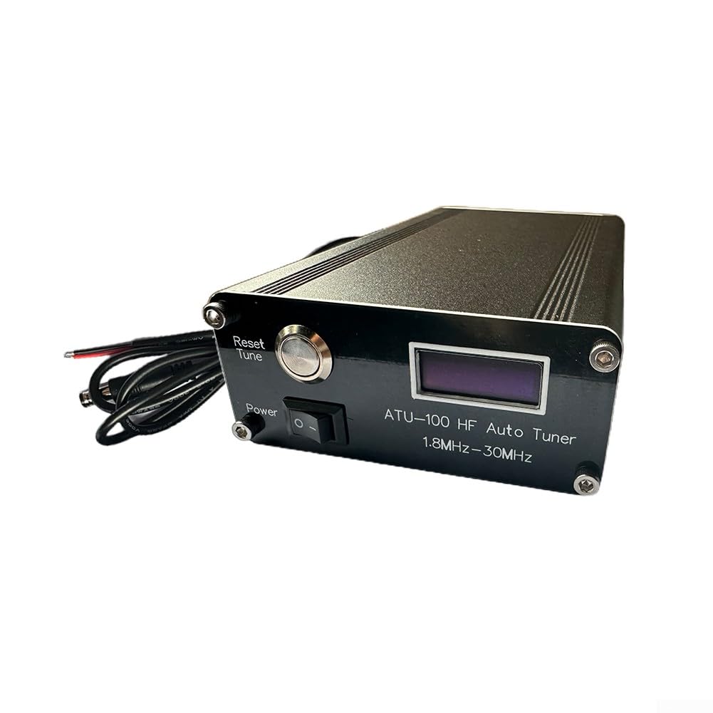 Tuner automatique d'antenne, ATU-100 HF Antenne Automatique Tuner 1.8MHz-50MHz Communication Radio Amateur