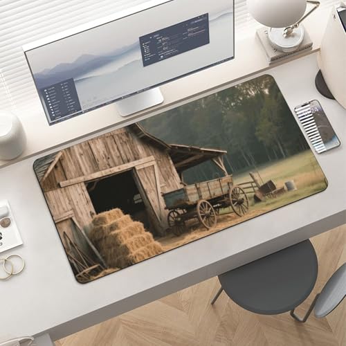 Desk Pad Protector 24x12 Inch Extended Vintage Farmhouse miniatura 6