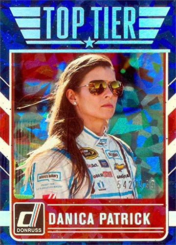 Danica Patrick trading card (Auto Racing, NASCAR) 2017 Donruss Top Tier Refractor #TT5 LE 542/999