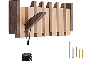 Sturdy Wall Mounted Towel Hook with Six Magnetic Hooks