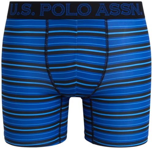 U.S. Polo Assn. Mens Boxer Briefs - 10 Pack Moisture Wicking Performance Mens Underwear Boxers with Contour Pouch (S-XL)4
