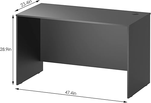 Miniatura 30 de Mesa de escritura para computadora de escritorio de oficina en casa de 31.5 pulgadas, fabricada en Estados Unidos, color blanco, 31 pulgadas