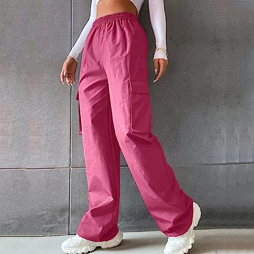 Cargo Pants for Women High Waisted Wide Leg Casual Pants Baggy Lightweight Hiking Pant Outdoor Travel Pant with Pockets3