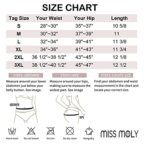 Miss Moly Women Padded Underwear Butt Lifter Shorts Butt Enhancer Shapewear Seamless Booty Pop Panties Lace Briefs,Beige M #TOP4