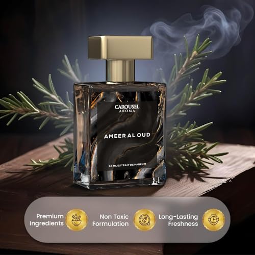 Image of Carousel Aroma Ameer Al Oud 50ml - Eau De Parfum for Unisex | Long Lasting Luxury Perfume | Premium Fragrance perfume for Men & Women | Pack of 1