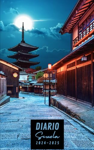 Diario scuola 2024 2025 giappone: Pianificatore giornaliero per ragazze e ragazzi | Materiale scolastico medie elementari superiori università - Copertina Japan