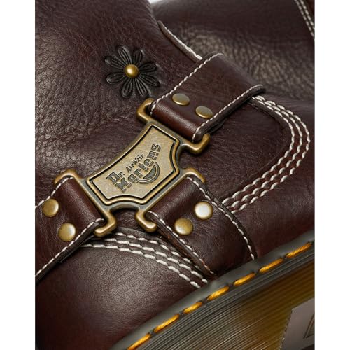 Buy Dr. Martens Women's Anistone Hi Flower, Dark Brown, 7 at Amazon.in