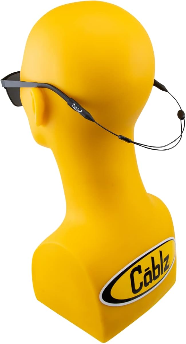 Cablz Monoz Adjustable Eyewear Retainer | Monofilament-Like Line, Adjustable, Off-The-Neck Eyewear Retainer Strap, 14in