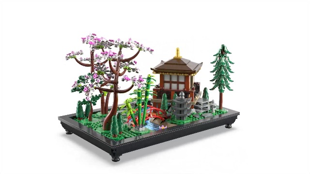 Amazon.co.jp: LEGO Icon Zen Garden 10315 Toy Blocks, Present
