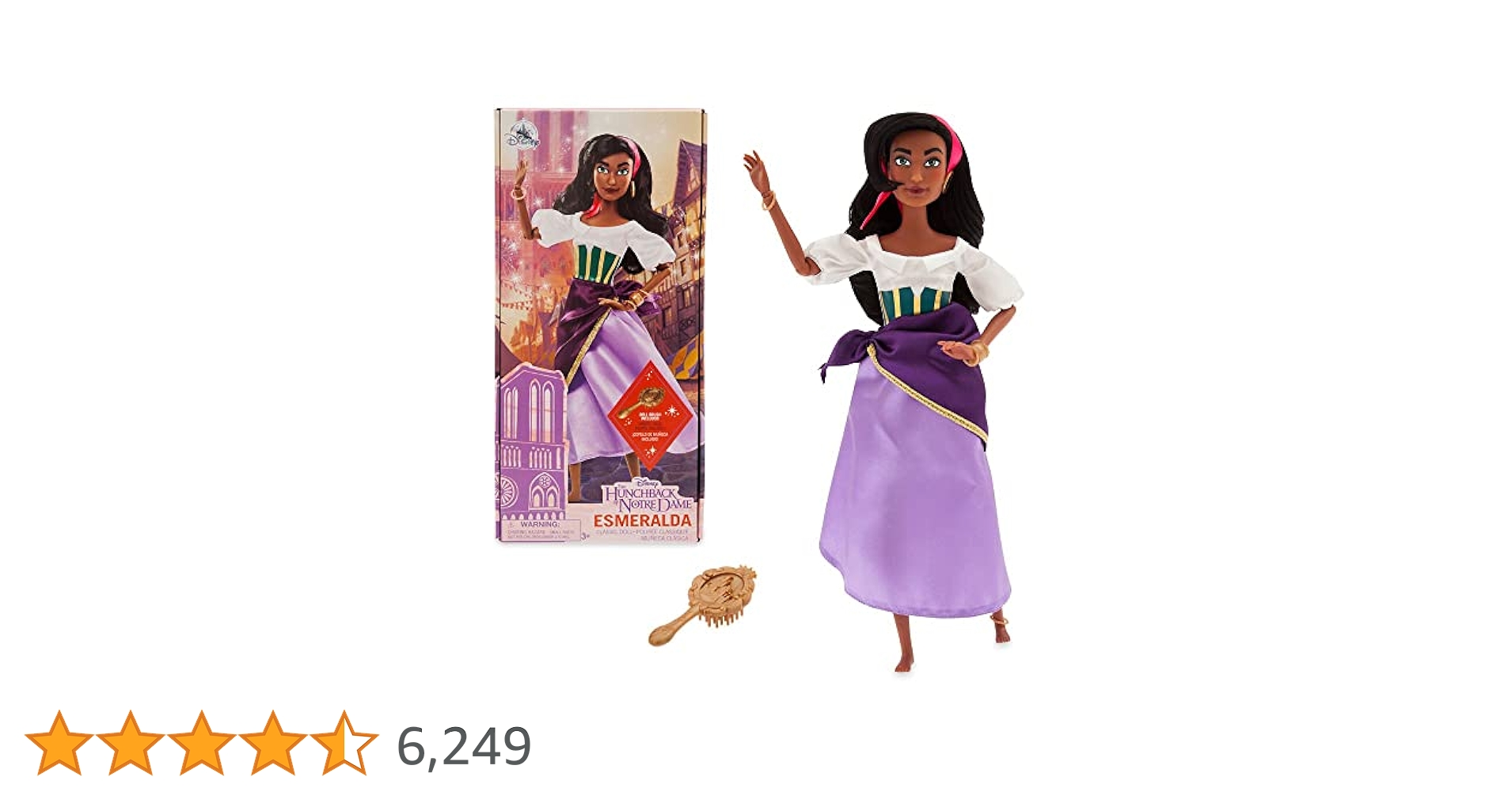 Disney - ディズニー　リミテッドドール　エスメラルダ Amazon | ディズニーエスメラルダクラシックドール–ノートルダム