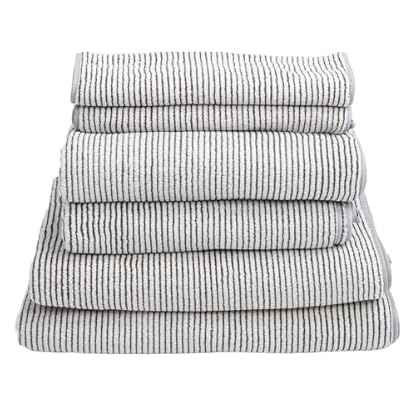 Acouto Handtuch Setbat Handtücher 6pcs Handtuch Set Koralle Fleece Baumwolle Weich – Bild 7