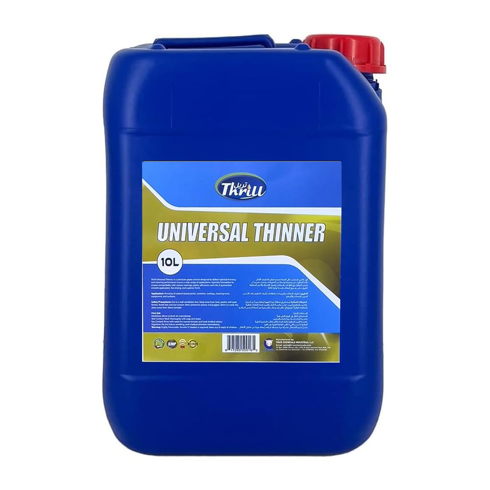 Thrill Universal Thinner 10L Can - Reliable Solvent for Painting, Coating & Cleaning Tasks
