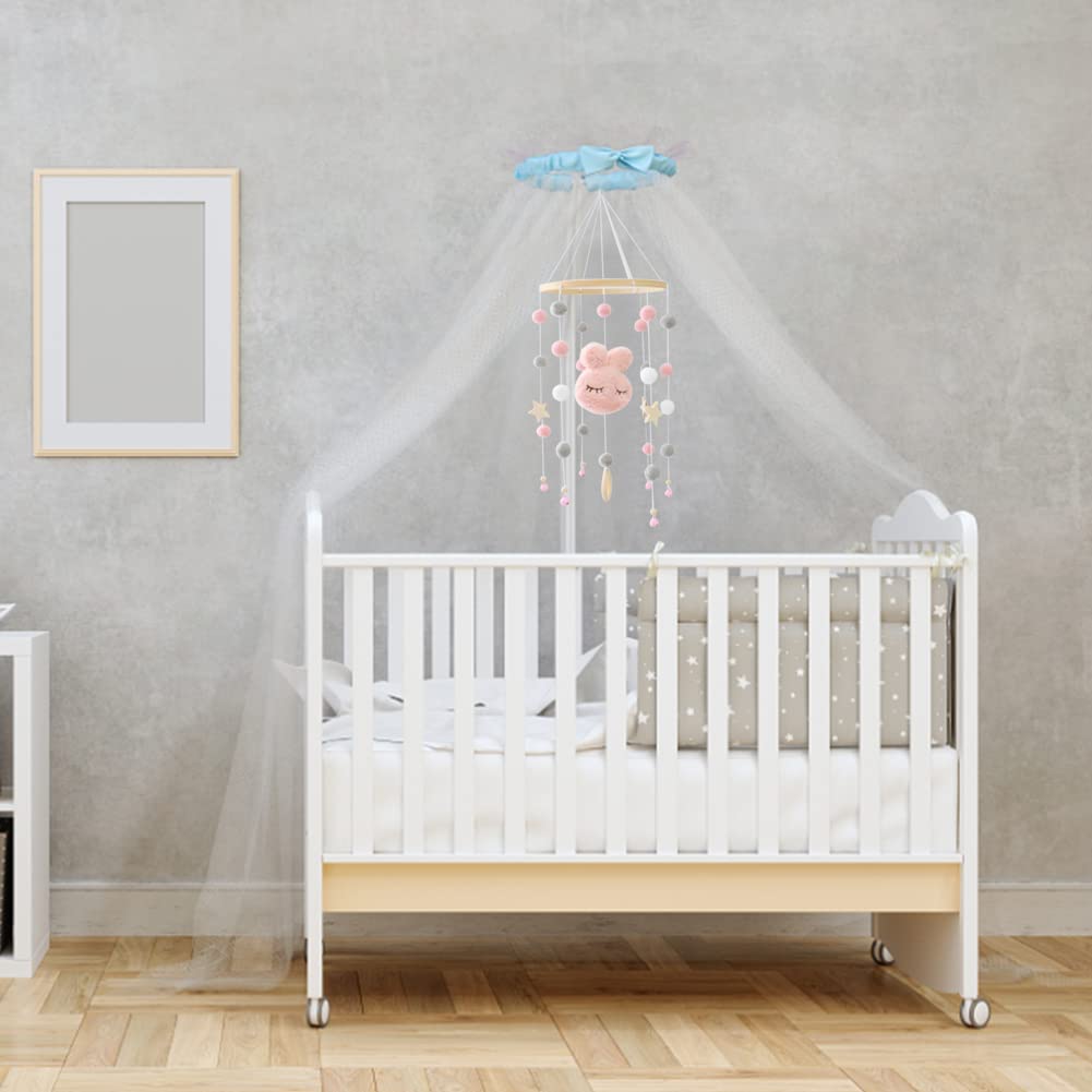 Giostrina Montessori Per Culla - Sonagli In Feltro Grigio, Decorazione Nursery - Foto 5