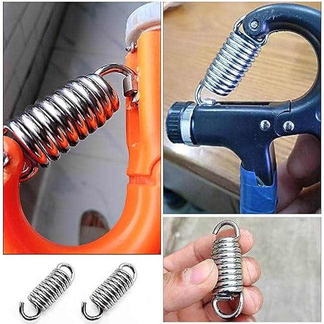 5 Pack Grip Strength Trainer Spring Replacement Stainless Steel Resistant Tension Springs For Hand Grip Strengthener Hand Gripper Squeezer Forearm Strengtheners Exerciser Repair Parts