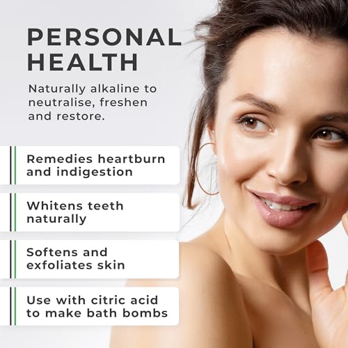 Grow Chem Baking Soda, Sodium Bicarbonate (1KG Bucket) UK MADE Pure Baking Soda for Cleaning, Baking, Bath Bombs, Odours and Teeth - 6