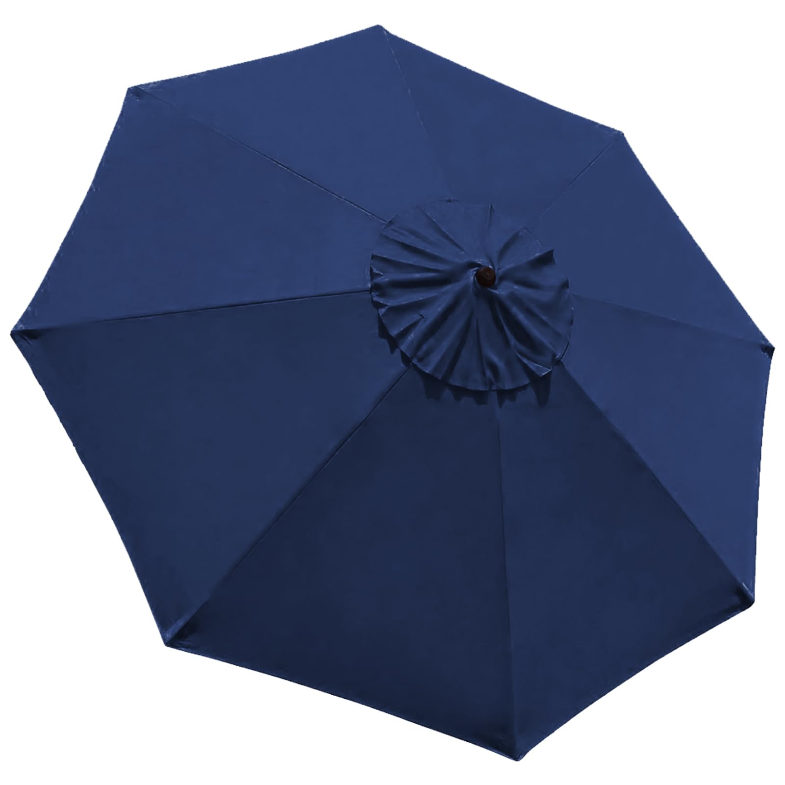 EliteShade USA 9FT Replacement Covers 8 Ribs Market Patio Umbrella Canopy Cover (CANOPY ONLY) (Navy Blue-40)