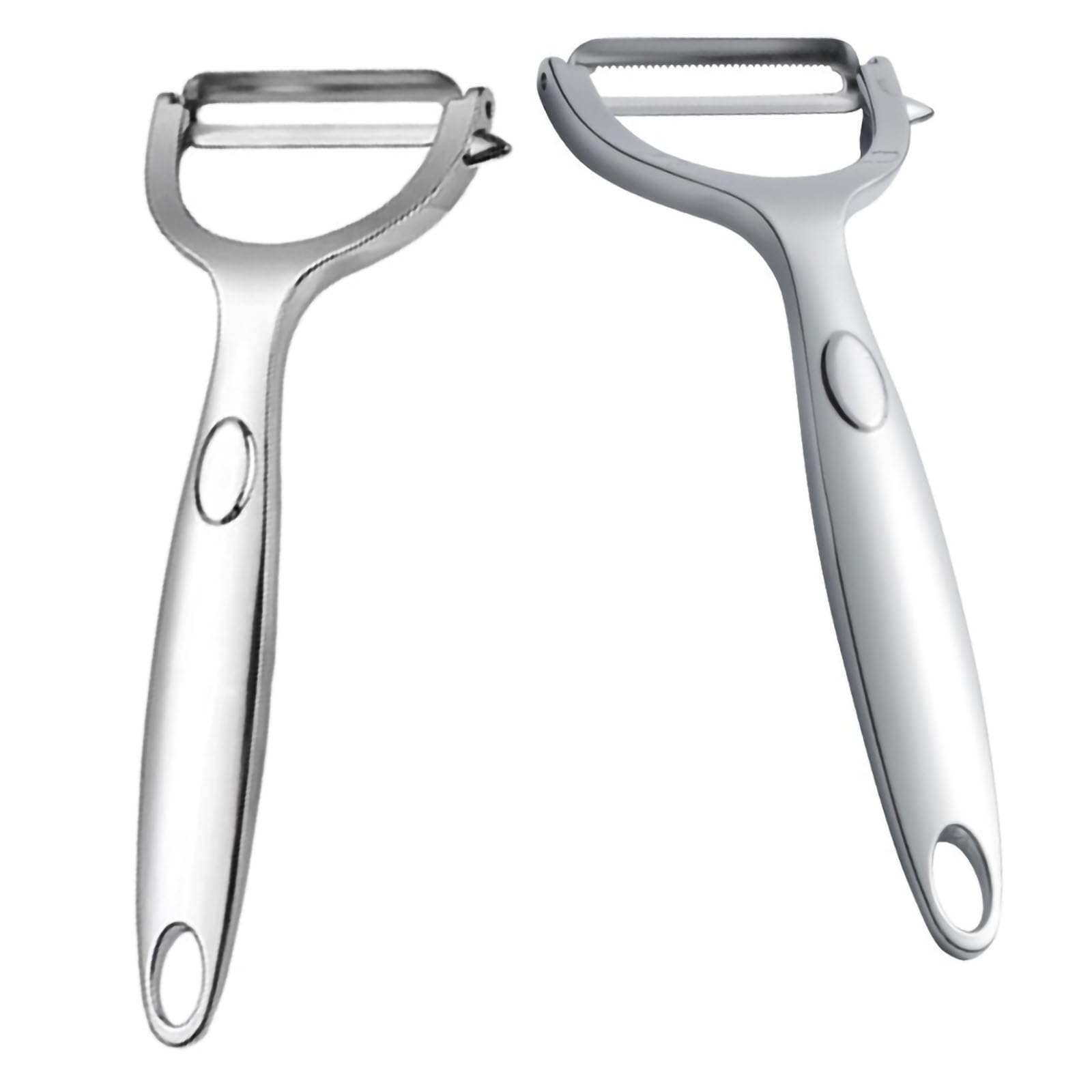 Rayyan Kitchen Vegetable Peeler, Peeler for Vegetable and Fruit, Stainless Steel Thin Peeler, Chef Advanced Peeler with Sharp Blade, for Potatoes Carrots Apples Vegetables(Pack of 2)