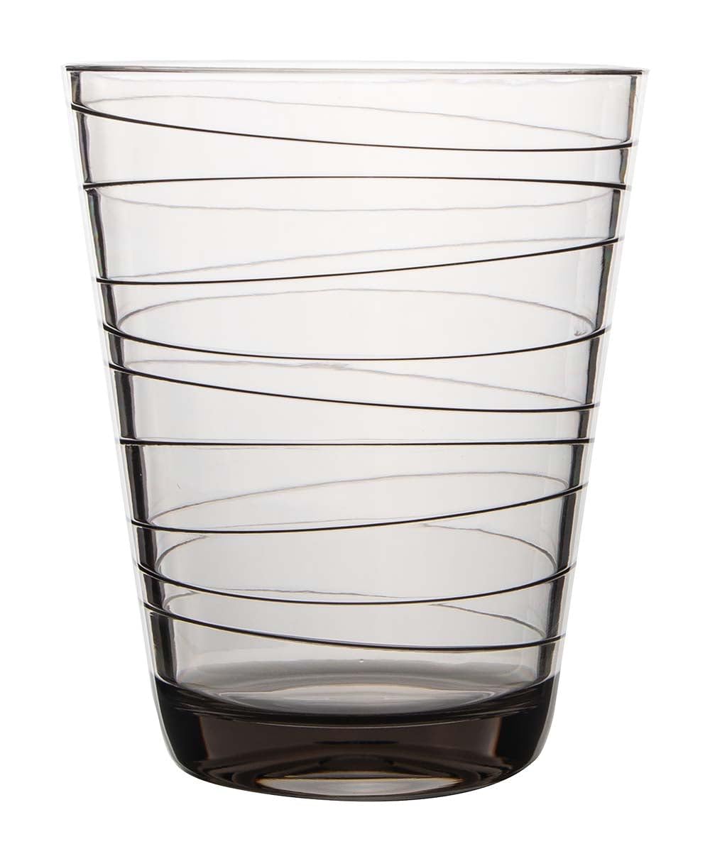 GX LIN Vaso de agua rayado tr+bl 2uds, Multiclolor - Image 3