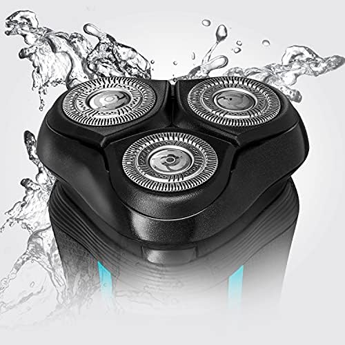Remington R6 Style Series Aqua Electric Shaver for Men - 100% Waterproof Cordless Rotary Razor with USB Charging and Pop-Up Trimmer; R6000, Black