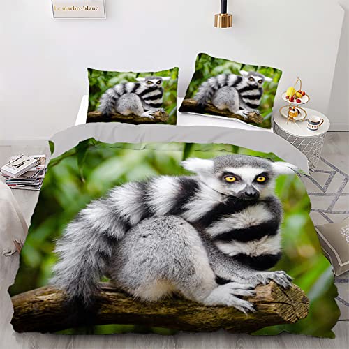 Parure de lit 90x190 avec fermeture éclair housse de couette microfibre vert