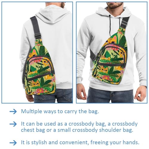 Bolso bandolera retro para manos libres con diseño floral cómodo 2