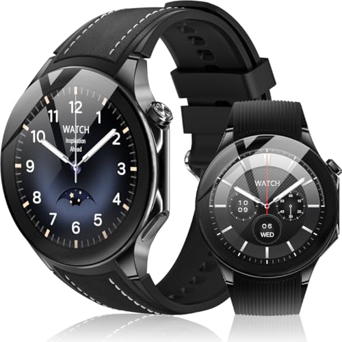 うーちー Amazon | スマートウォッチ 丸型 メンズ 1.43インチAMOLEDディスプレイ