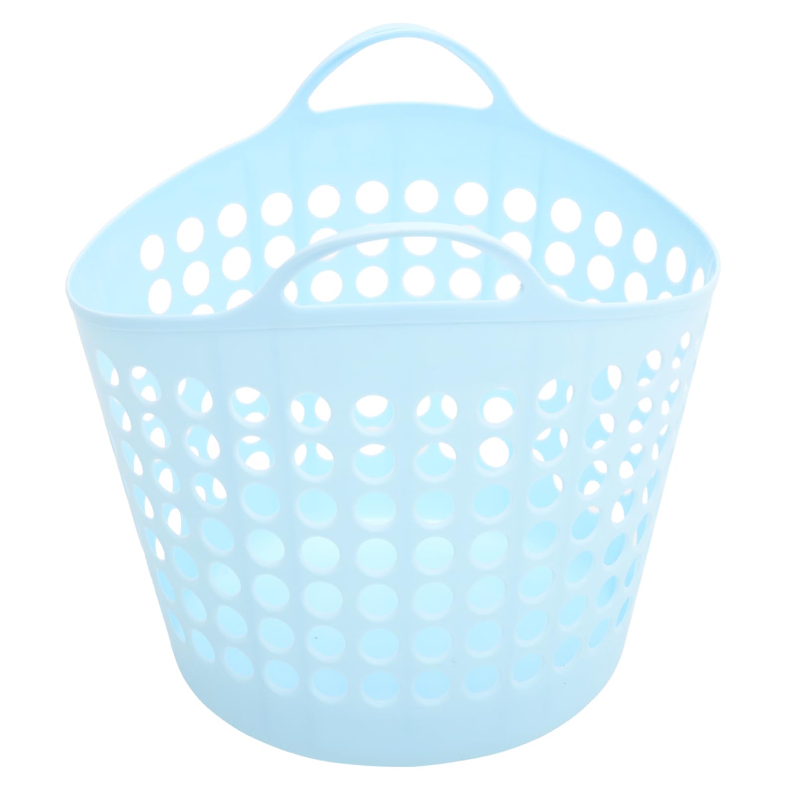 Alipis Cesto Porta Biancheria in Plastica 30l Resistente alla Pressione con Manici, Adatto per Calzini e Peluche, per Bagno e Soggiorno
