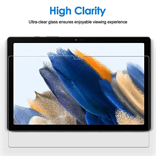 Image of JETech Screen Protector for Samsung Galaxy Tab A8 (10.5-Inch, 2021 Model, SM-X200 /X205 /X207), 9H Anti-Scratch Tempered Glass Film, HD Clear with Easy Installation Tool, 2-Pack