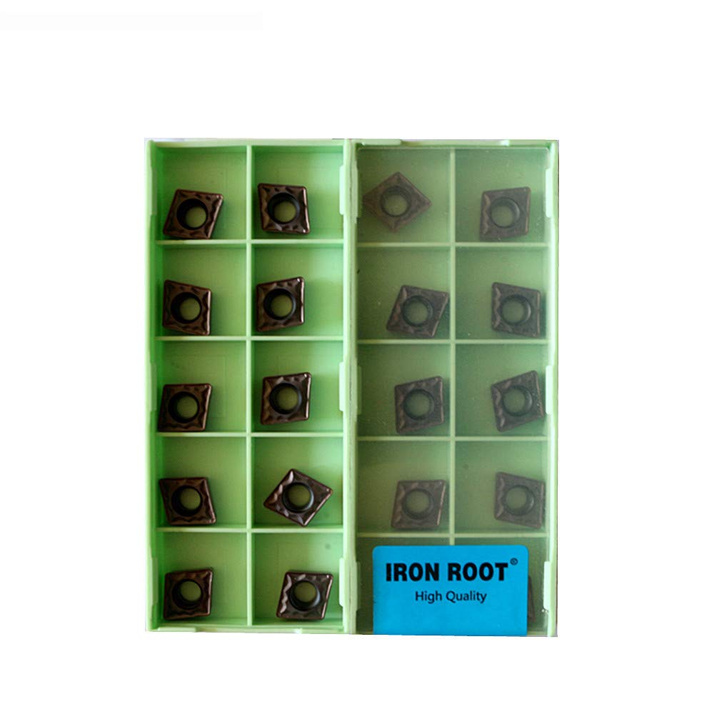 50P CCMT09T304-HMP TG1225 Series CNC herramienta de corte de torno de metal ranurado inserto de carburo para soporte de herramientas SCLCR/L SCFCR/L