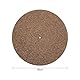 Sarini 12-Zoll-Plattenspieler-Deckmatte, Kork-Plattenspieler-Antirutschmatte, rutschfeste, antistatische Plattenspieler-Antirutschmatte für LP-Schallplatten