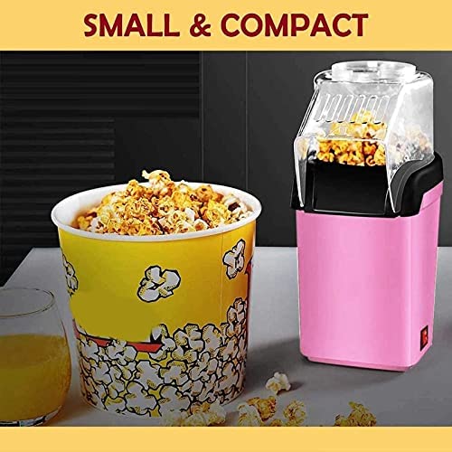 Macchina per Popcorn Macchina per Popcorn, Macchina per Popcorn ad Aria Calda Rimovibile per la casa Senza Olio, Macchina per Popcorn per Snack sani e deliziosi