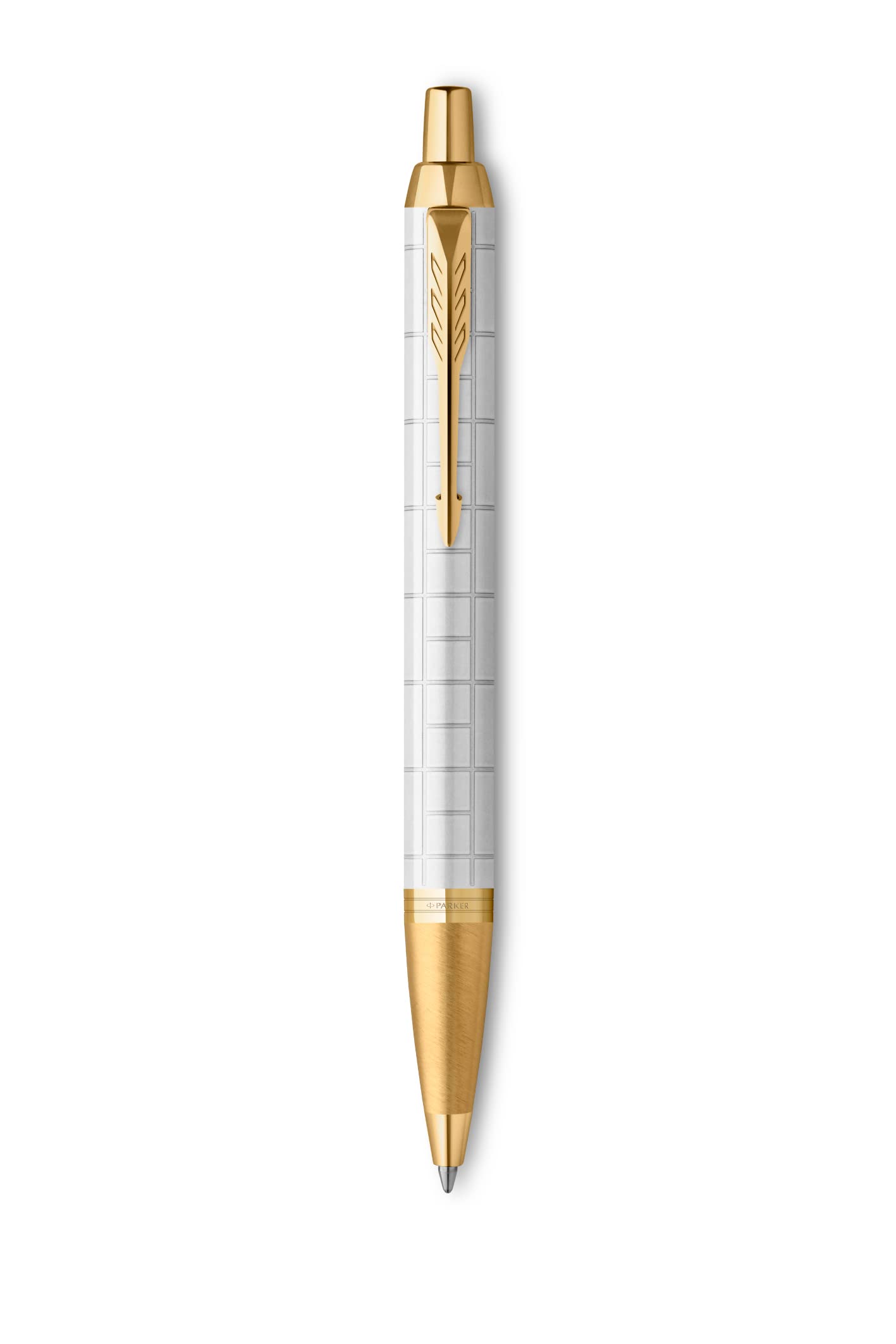 PARKER IM Pearl G.C Stylo plume et stylo à bille avec gravure de qualité supérieure Encre bleue Coffret cadeau Cadeau d'anniversaire