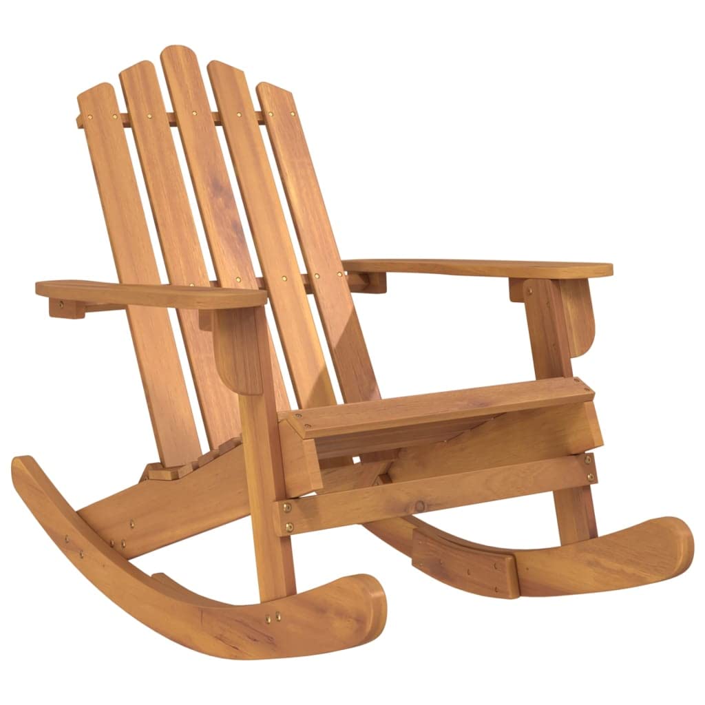 vidaXL Silla Mecedora Adirondack Madera Maciza Acacia