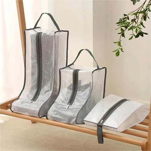 Bolsa de zapatos de viaje para botas largas fútbol impermeable S 6