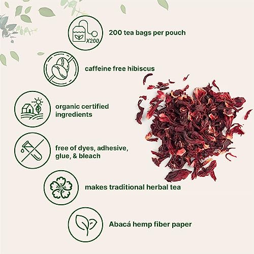 Micro Ingredients Organic Hibiscus Tea Bags thumb #2