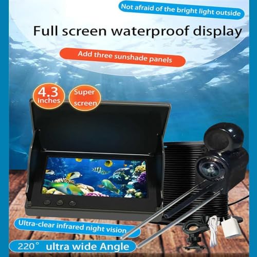Image of Underwater Fishing Camera, 2025 Upgraded Collitt Fishing Camera, Underwater 4.3 /5Inch 220IPS Wide Angle Display, Unmatched Clarityfor Every Catch