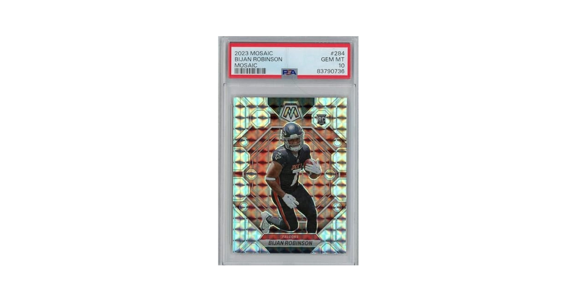 Amazon.com: Graded 2023 Panini Mosaic Bijan Robinson #284