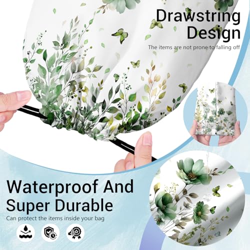 Image of Grip Bag for Gymnast Watercolor Blossom Small Gym String Storage Pouch Bag