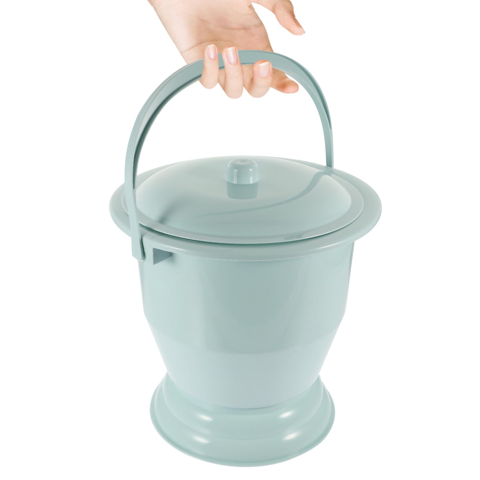 DOITOOL 1pezzi Potty Portatile Con Spittoon Maneggevole Per Anziani e Adulti Vasino