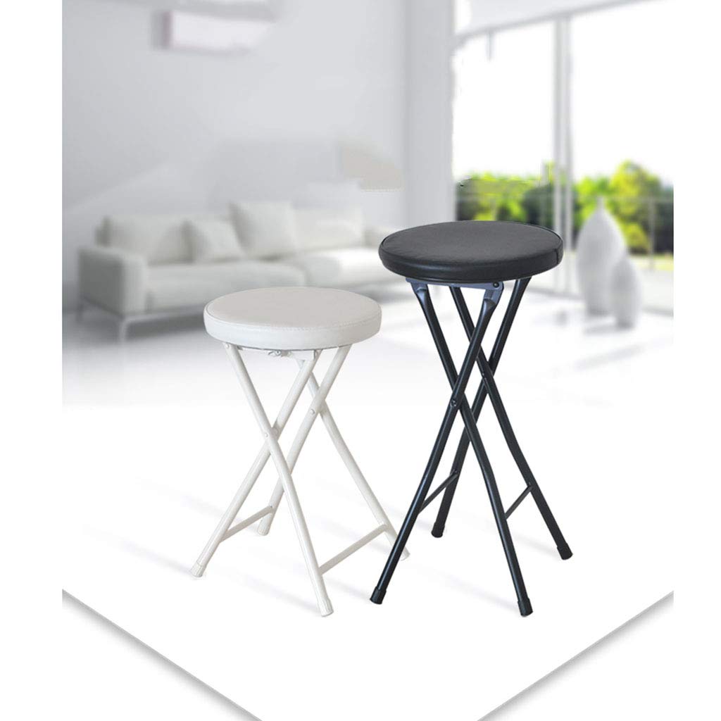 Seggiolone compatto imbottito per bar per la colazione, sgabello rotondo da cucina regolabile in altezza mobile elegante (colori: nero, marrone, bianco)