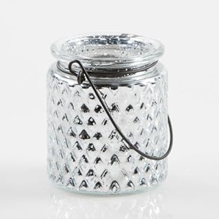 Eastland Hanging Mercury Patterned Glass Votive Holder 3.5" Set of 48