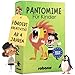 Produktbild Rabano Art Pantomime für Kinder I Lernspiel & Geschenk für Mädchen und Junge I Spiele ab 4, 5, 6, 7, 8, 9 Jahre I Ostergeschenke Kinder I Outdoor Spiel