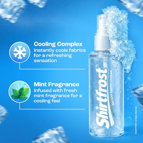 Image of Instant Fabric Cooler Spray (50ml) - Icy Aura (Fresh & Citrus) for Men | Quick Cooling Effect for Clothes | Refreshes Fabric Instantly| Travel & Sports Cooling Spray | Fresh & Energising |