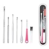 Eupneicu Limpiador De Oídos, 7 Peças Kit De Limpieza Para Oídos, Con Caja De Almacenamiento Para Niños, Adolescentes Y Adultos Ear Wax Removal Con Caja