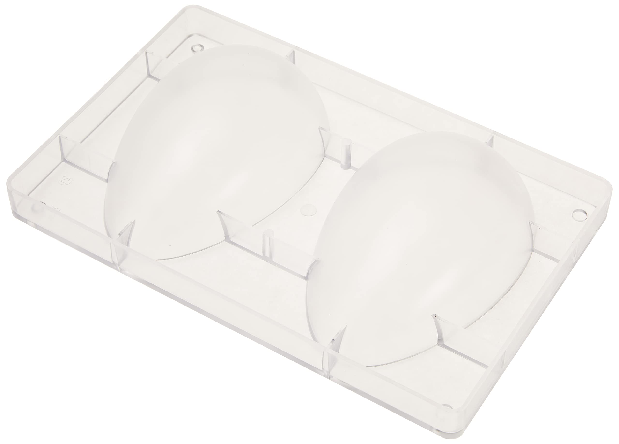 Decora 0050060 Profi-Form FÜR SCHOKOLADENEIER 500G 1HOHLRAUM AUS Poly 175x260mm Polycarbonate Durchsichtig