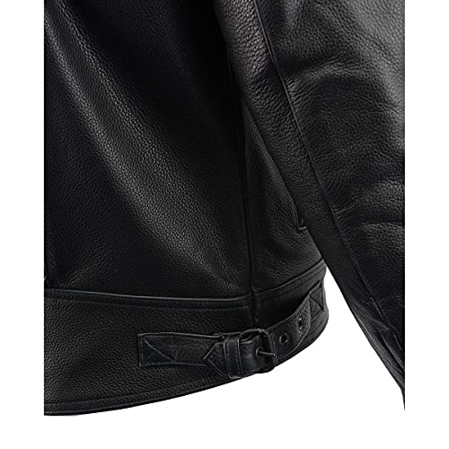 Milwaukee Leather Men's Pistol Pete Jacket (Black, Large) (JLK DOUBLE SIDE) by Milwaukee Leather - Image 8