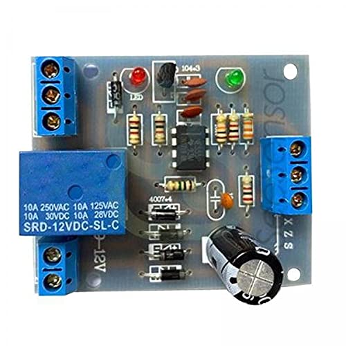 ujeavette 2xplastic liquid level controller switch module water level sensor ac-dc 9-12v