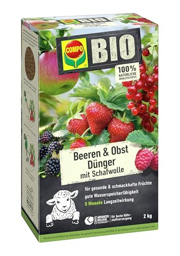 Compo Bio Beeren Langzeit-Dünger mit Schafwolle 2 kg